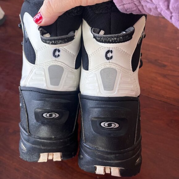 Salomon Women's Toundra Mid Waterproof Winter Aerotherm Boot- Size 7.5 - Picture 4 of 7